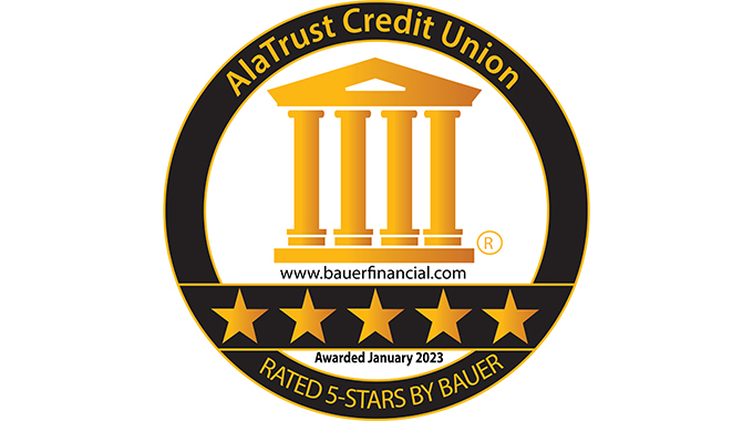 We're A 5 Star Credit Union!  