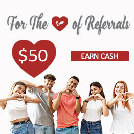 For the Love of Referrals, earn cash